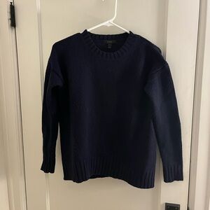 J. Crew knit navy blue sweater